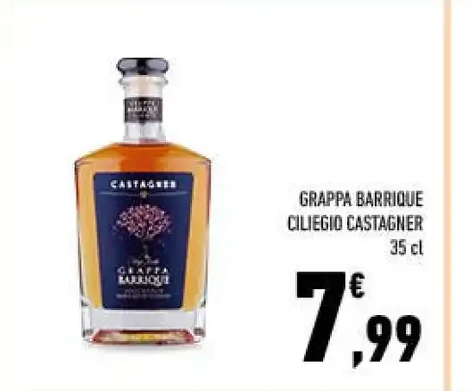 Grappa barricata Castagner Ciliegio Castagner