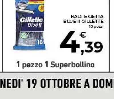 Rasoi e lamette Gillette Blue II