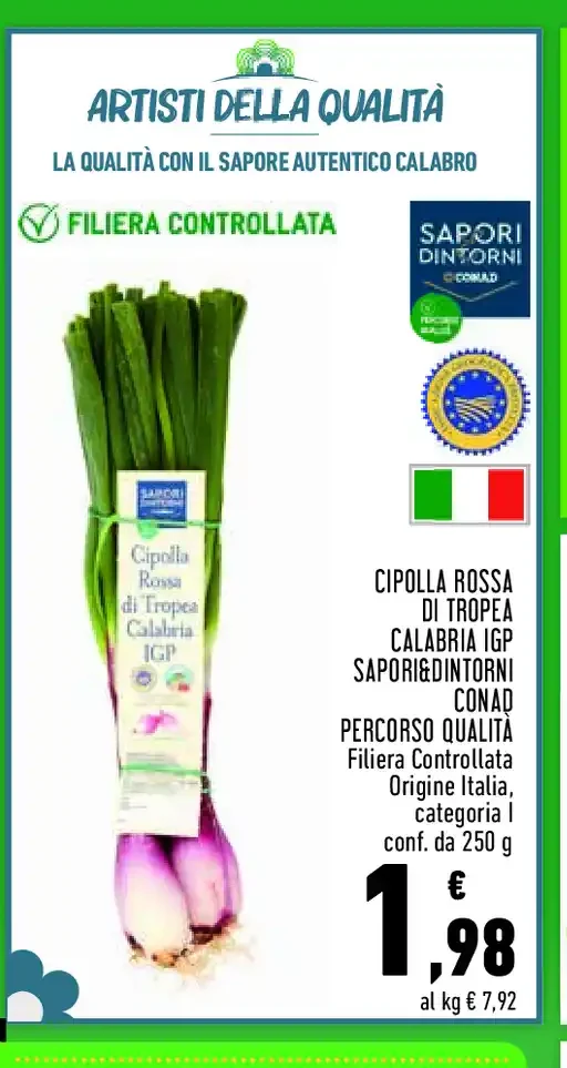 Cipolla rossa di Tropea Calabria IGP