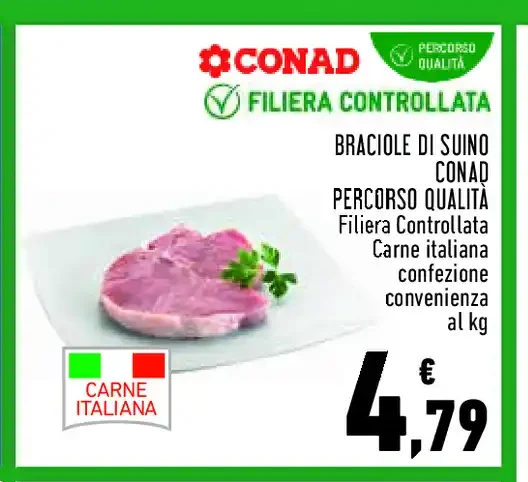 Braciole di suino Conad