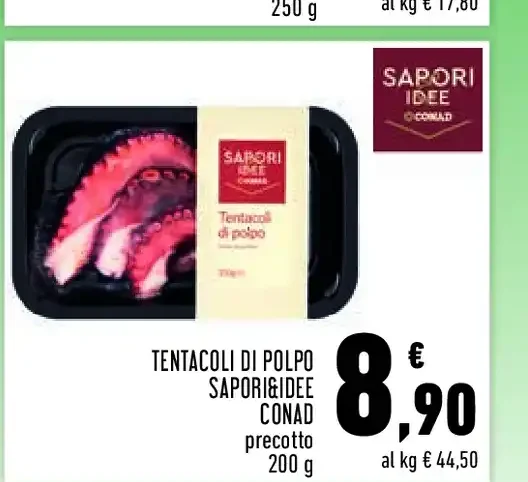 Tentacoli di polpo Sapori&Didee Conad