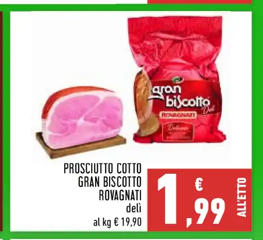 Prosciutto cotto Gran Biscotto Rovagnati