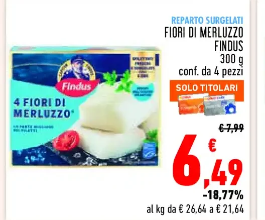 Fiori di merluzzo Findus