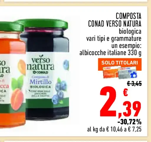 Composta biologica di albicocche