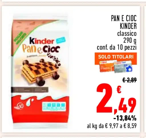 Pan e Cioc Kinder