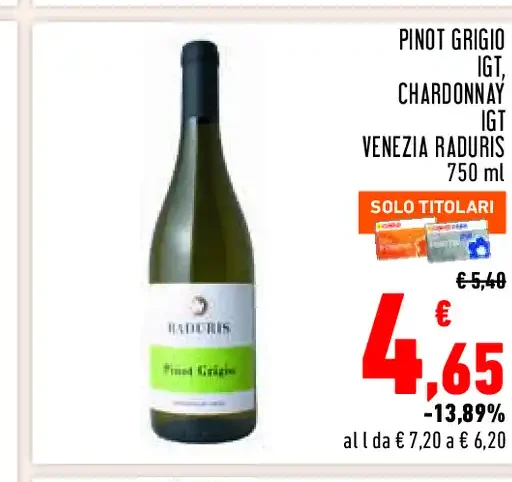 Pinot Grigio IGT Chardonnay IGT