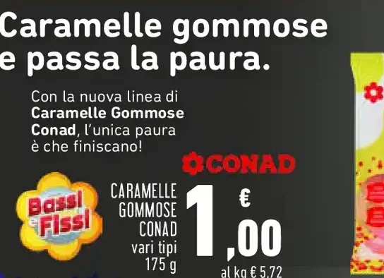 Caramelle gommose Conad