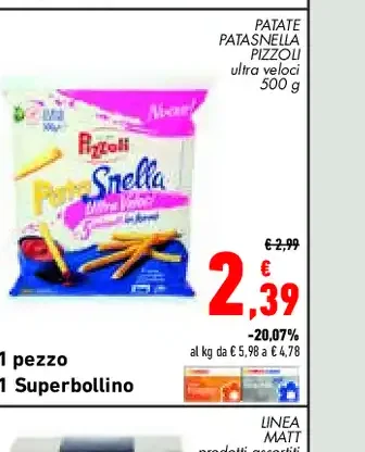 Patate Pizzoli Patasnella