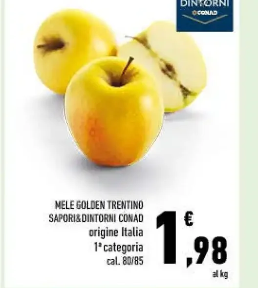 Mele Golden Trentino Sapori & Dintorni Conad