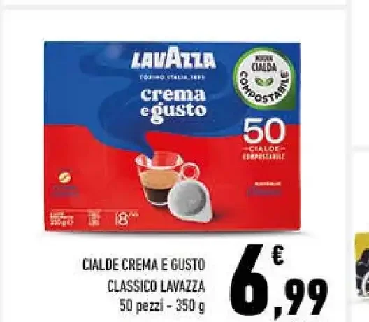 Cialde Crema e Gusto Classico Lavazza