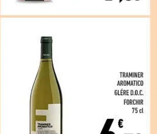 Traminer aromatico Glère D.O.C. Forchir