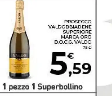 Prosecco Valdobbiadene superiore DOCG Valdo