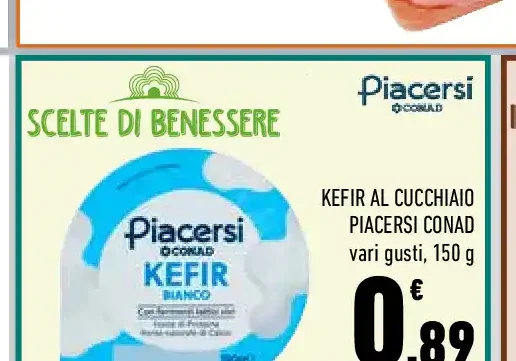 Kefir al cucchiaio Piacersi Conad