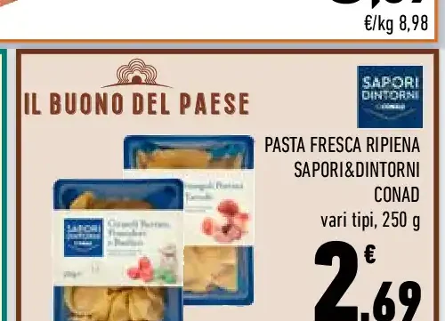 Pasta fresca ripiena Sapori&Dintorni Conad