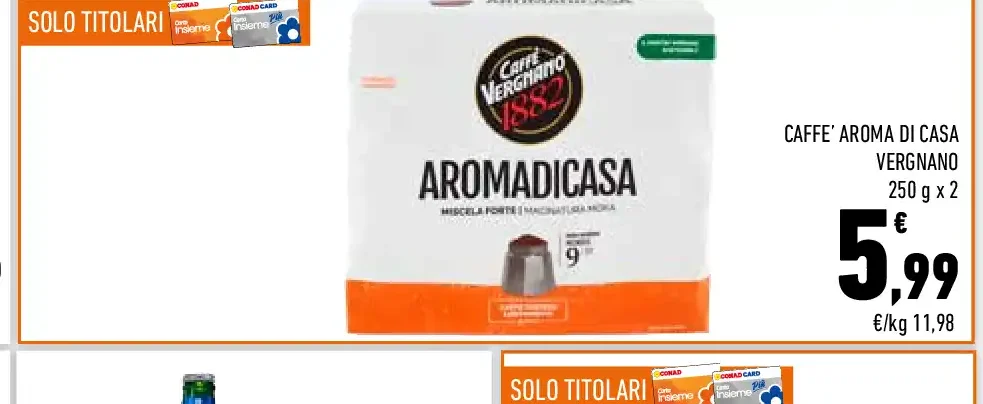 Caffè Aroma di Casa Vergnano