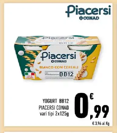 Yogurt BB12 Piacersi Conad