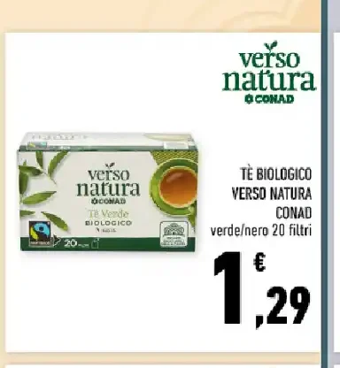 Tè biologico Verso Natura Conad