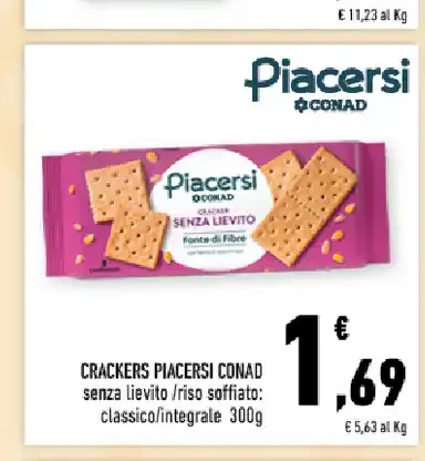 Crackers Piacersi Conad