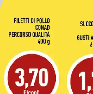 Filetti di pollo Conad Percorso Qualità