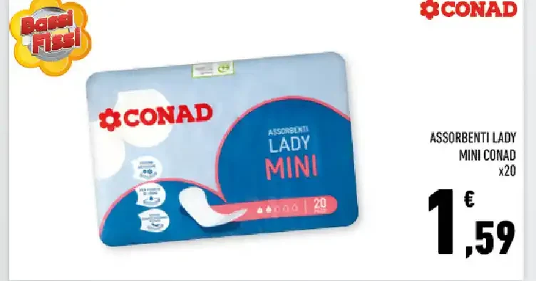Assorbenti Lady Mini Conad