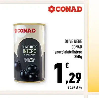 Olive nere Conad