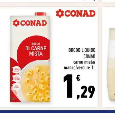 Brodo liquido Conad carne mista