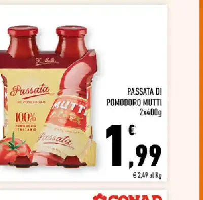 Passata di pomodoro Mutti