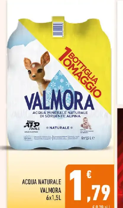 Acqua naturale Valmora