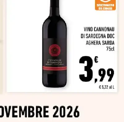 Vino Cannonau di Sardegna DOC