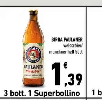 Birra Paulaner Weissbier