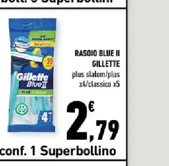 Rasoio Blue II Gillette