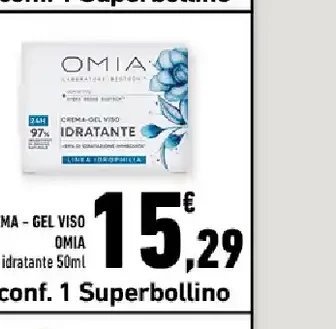 Crema gel viso Omia