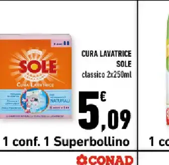 Cura lavatrice Sole