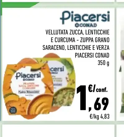 Vellutata zucca lenticchie e curcuma