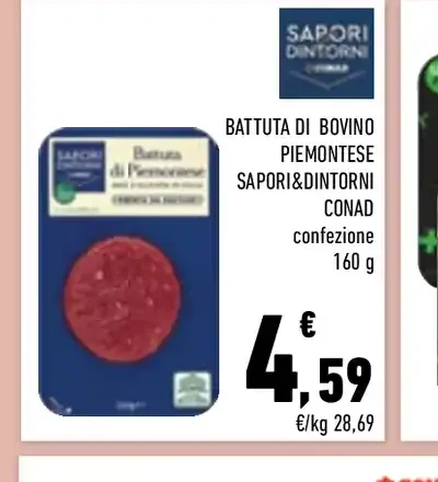 Battuta di bovino piemontese Sapori & Dintorni Conad