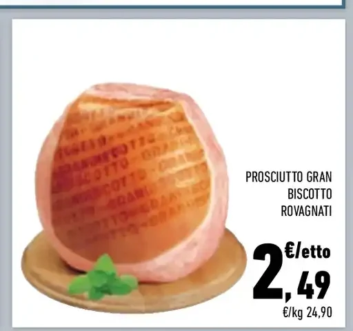 Prosciutto gran biscotto Rovagnati