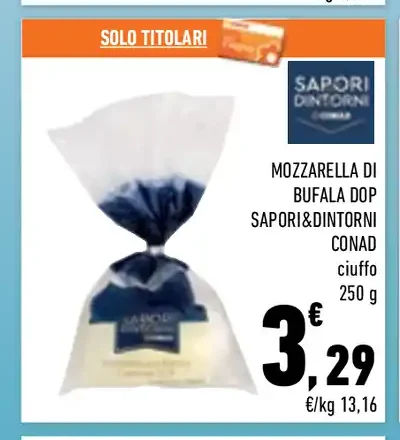 Mozzarella di bufala DOP Sapori&Dintorni Conad