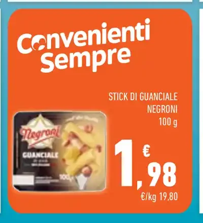 Stick di guanciale Negroni