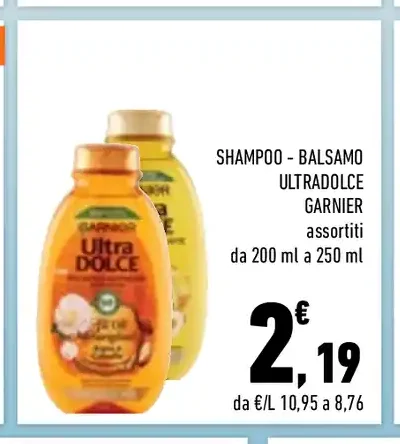 Shampoo balsamo Ultradolce Garnier
