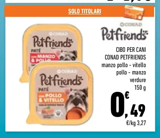 Cibo per cani Conad Petfriends