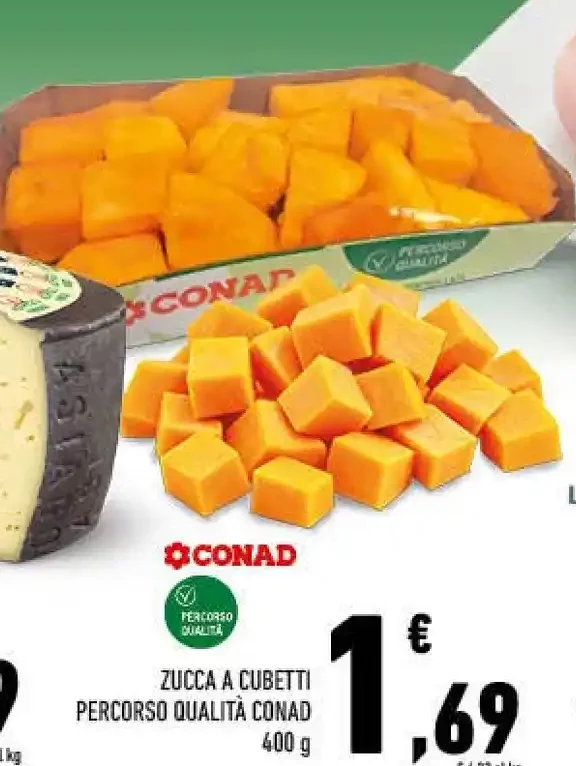 Zucca a cubetti Percorso Qualità Conad
