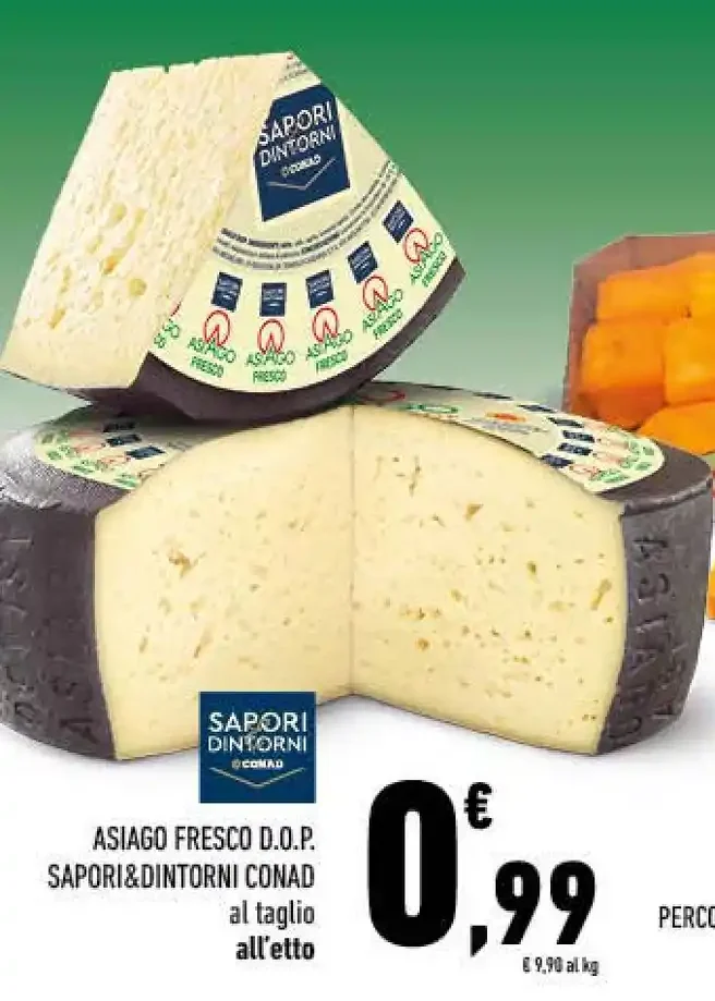 Asiago fresco D.O.P. Sapori&Dintorni Conad