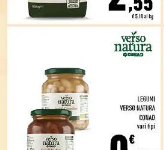 Legumi Verso Natura Conad