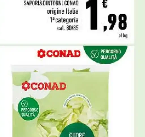 Insalata iceberg Percorso Qualità Conad