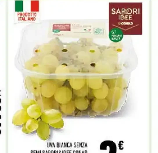 Uva bianca senza semi Sapori&Dintorni Conad