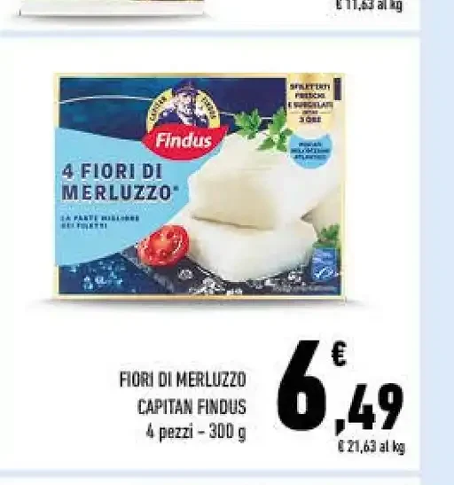 Fiori di merluzzo Capitan Findus