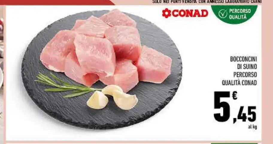 Bocconcini di suino Percorso Qualità Conad