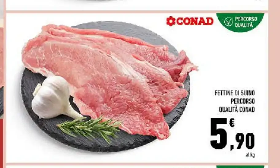 Fettine di suino Percorso Qualità Conad