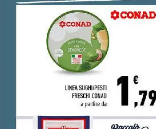 Linea sughi/pesti freschi Conad