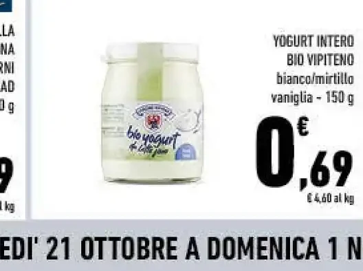 Yogurt intero bio Vipiteno